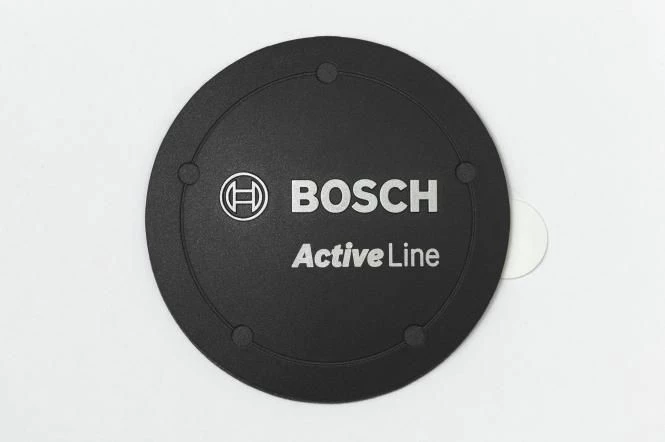 BOSCH Logo-Deckel Für Designdeckel Der Antriebseinheit Für E-Bikes Der Active Line Schwarz
