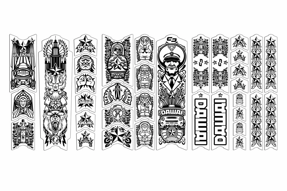 Unleazhed - BP01 Schutzfolie Frame Dawai Black Glossy