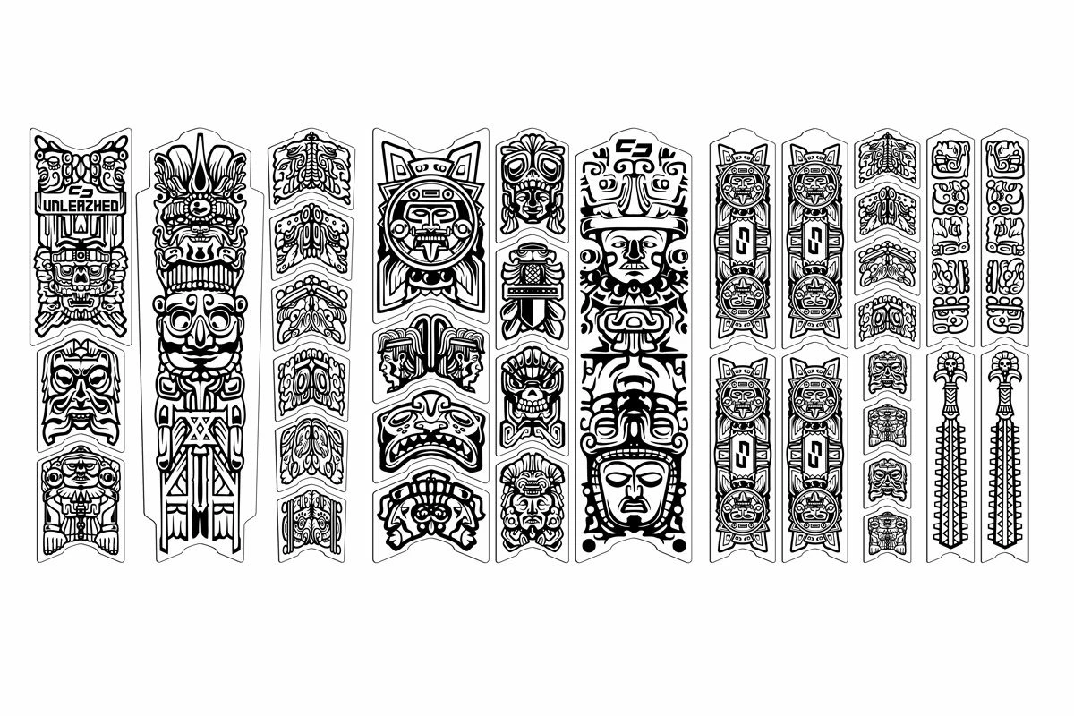 Unleazhed - BP01 Schutzfolie Frame Eldorado Black Glossy